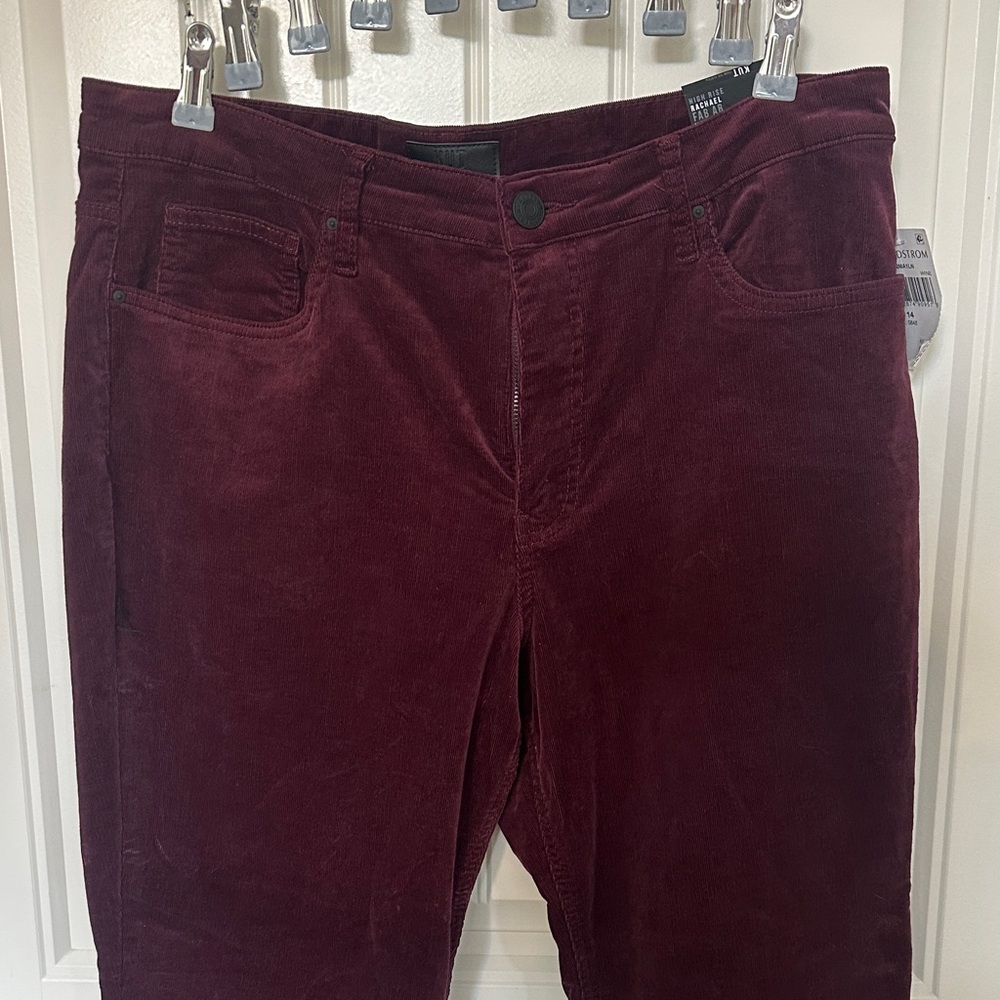 Burgundy Corduroy Pants